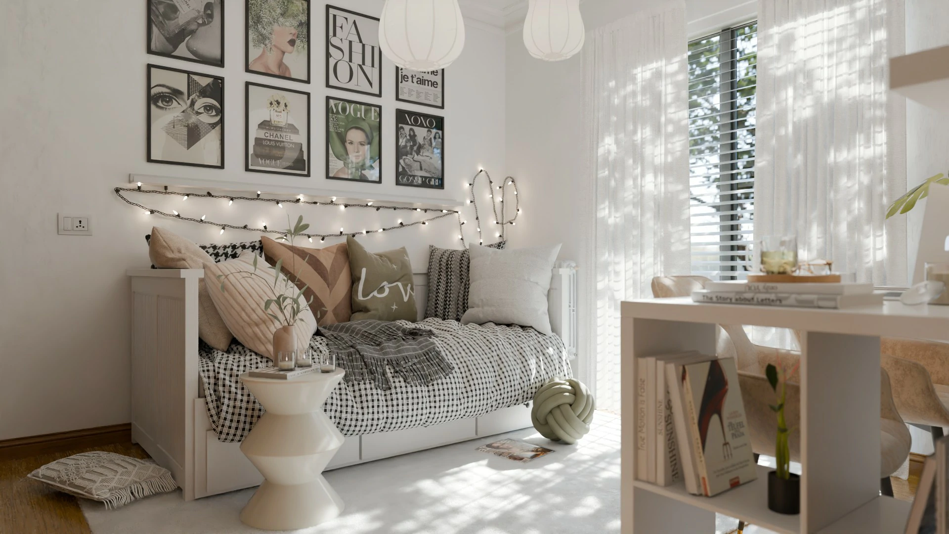 Warm & Chic Apartment Sitting Room